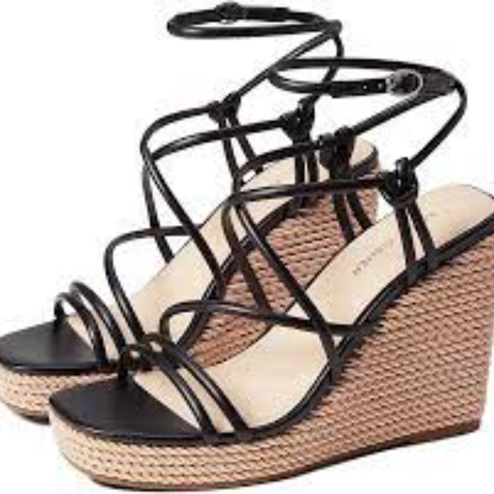 Marc Fisher Zesty Wedges Size 7.5 BRAND NEW Black